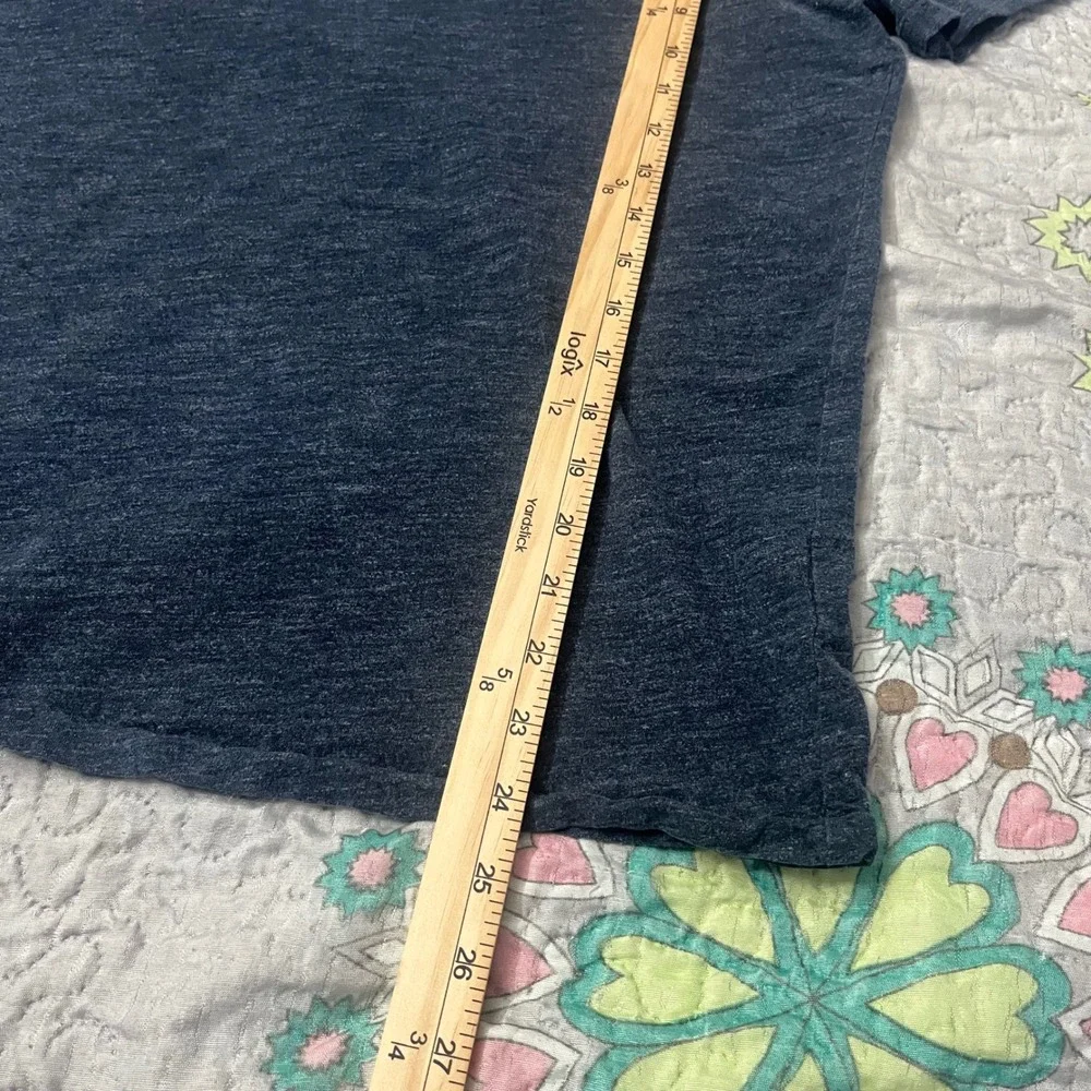 Polo Ralph Lauren Mens Custom Slim Fit Slub Jersey T-Shirt Navy Blue Preppy Med